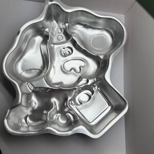 Wilton Blues Clues Cake Pan Vintage 1999 Nick Jr Blue Party Hat Aluminum